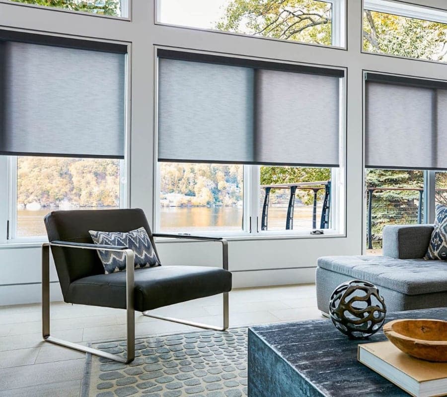 Roller Shades — installed by Luxe Window Works