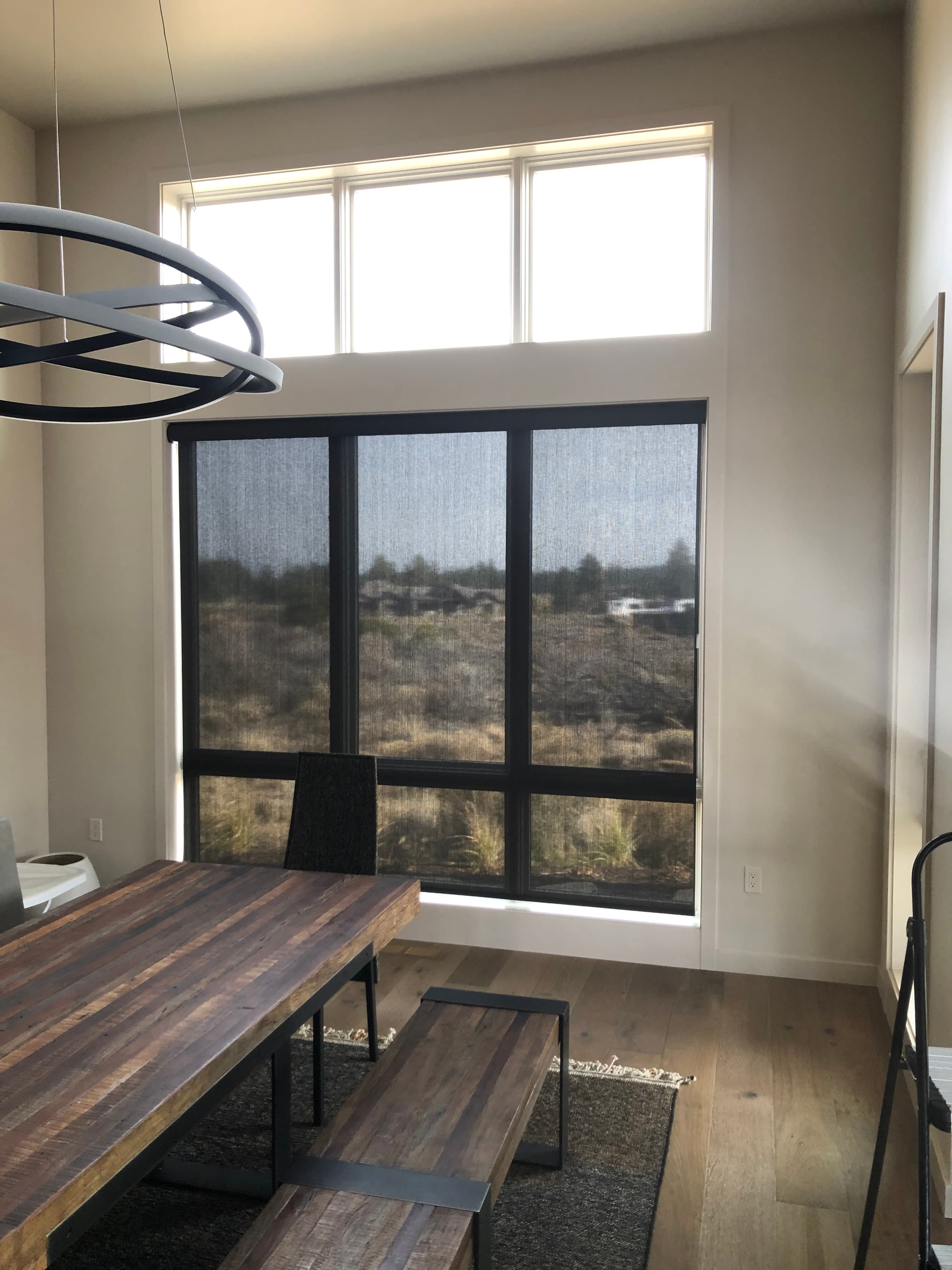 Solar Shades — installed by Luxe Window Works
