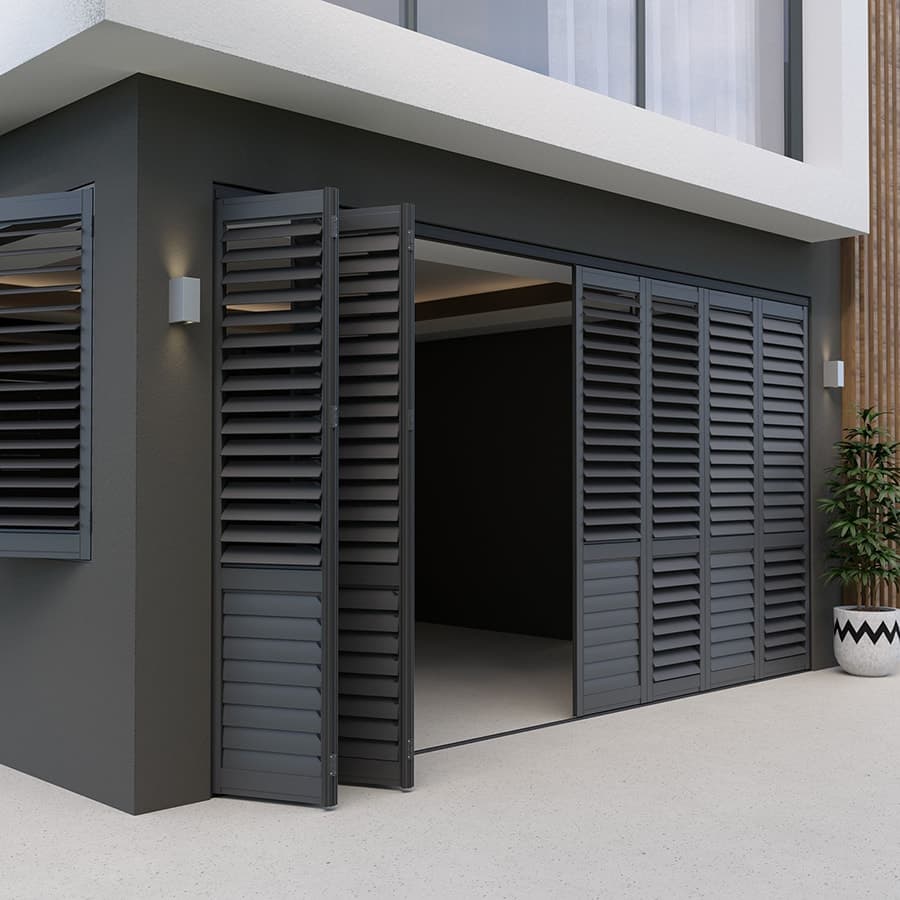 Make room for movement with Weatherwell Elite aluminum shutters