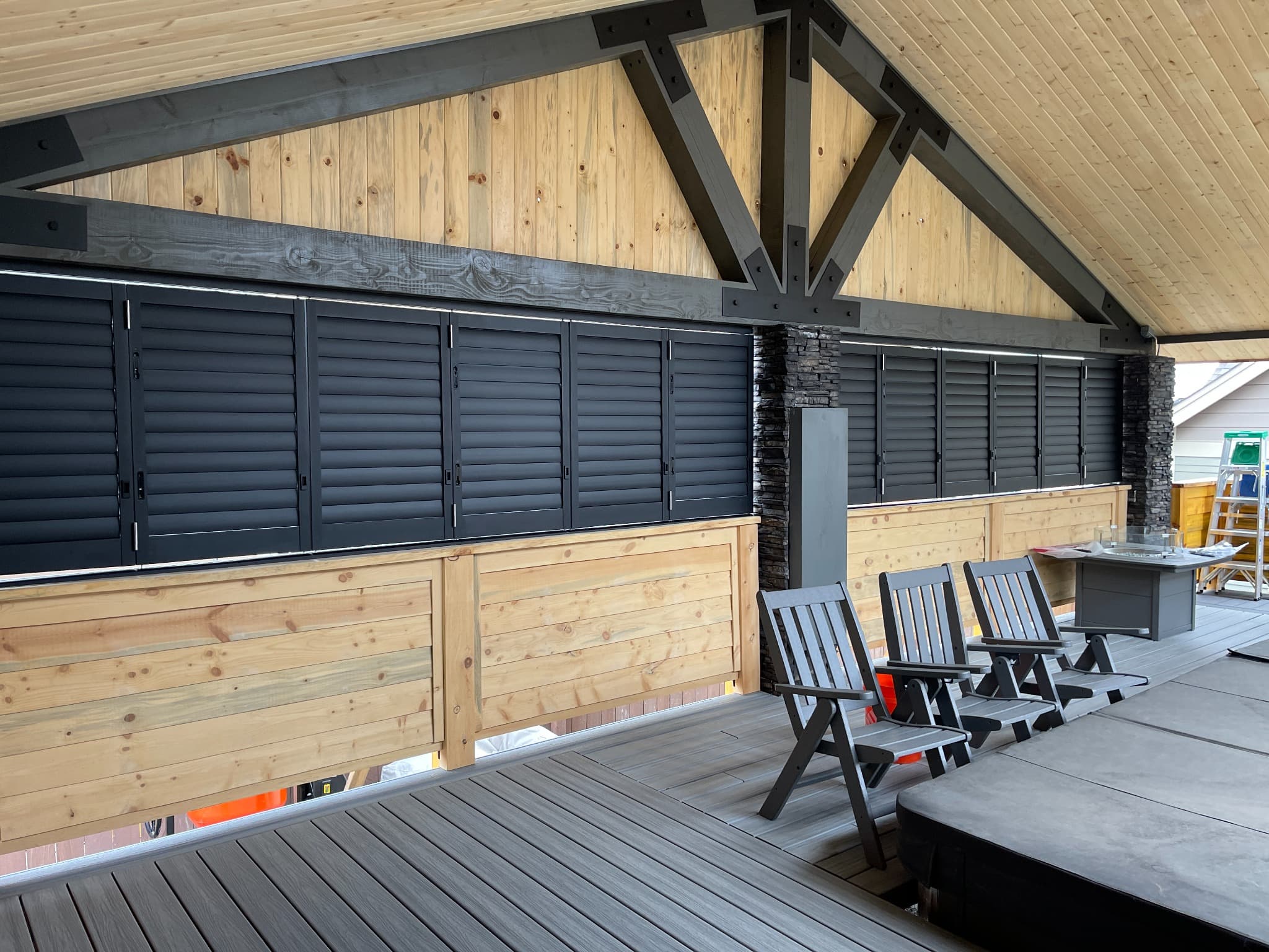 Finish the architecture with Weatherwell Elite aluminum shutters