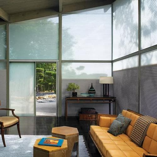 Hunter Douglas Duette Cellular Shades in Classic London Sky